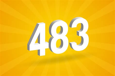 3D Lotto Number: 483 .